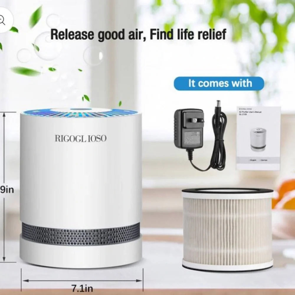 COPY - RIGOGLIOSO GL2109 air purifiers use multiple purifying technologies